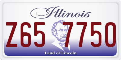 IL license plate Z657750