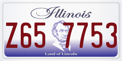 IL license plate Z657753