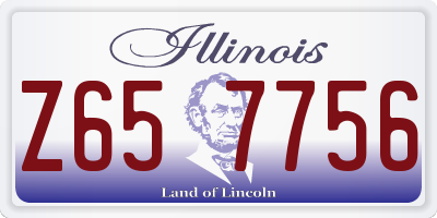 IL license plate Z657756