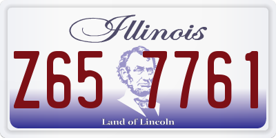 IL license plate Z657761
