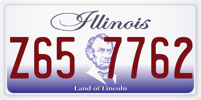IL license plate Z657762