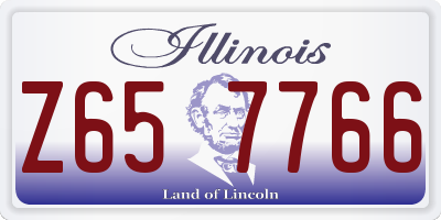 IL license plate Z657766
