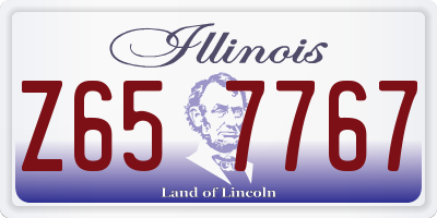 IL license plate Z657767