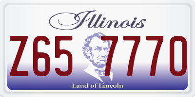 IL license plate Z657770