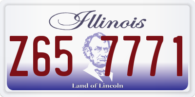 IL license plate Z657771
