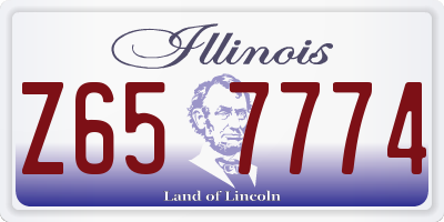 IL license plate Z657774