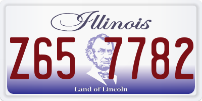 IL license plate Z657782