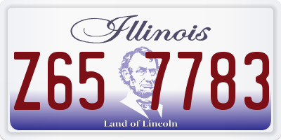 IL license plate Z657783