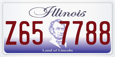 IL license plate Z657788
