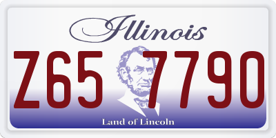 IL license plate Z657790