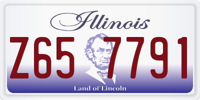 IL license plate Z657791