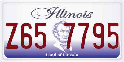 IL license plate Z657795