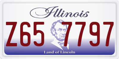 IL license plate Z657797