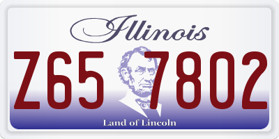 IL license plate Z657802