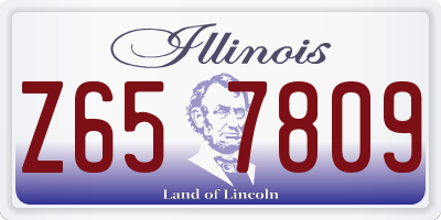 IL license plate Z657809