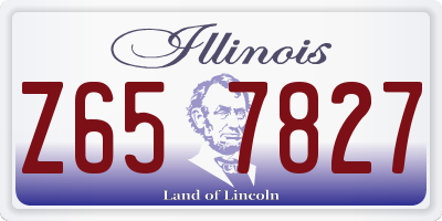 IL license plate Z657827