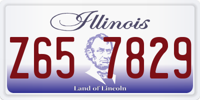 IL license plate Z657829