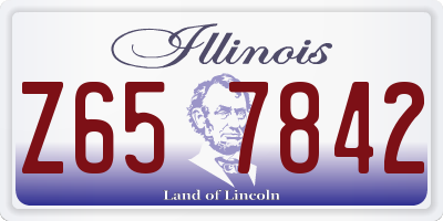 IL license plate Z657842