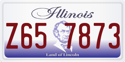 IL license plate Z657873