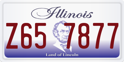 IL license plate Z657877