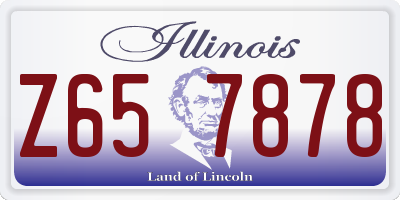 IL license plate Z657878