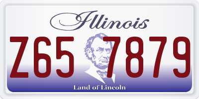 IL license plate Z657879