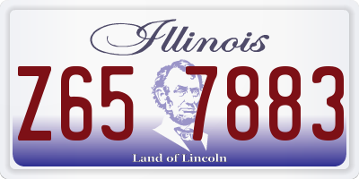 IL license plate Z657883