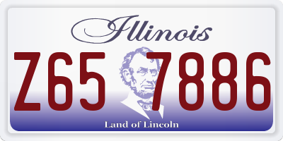 IL license plate Z657886