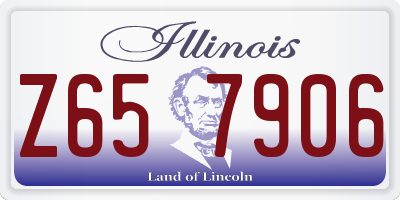 IL license plate Z657906
