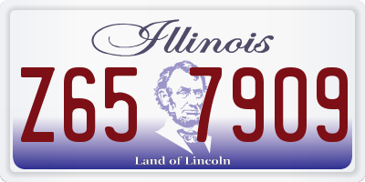 IL license plate Z657909