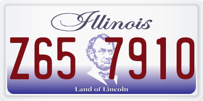IL license plate Z657910