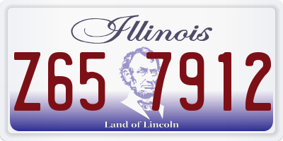 IL license plate Z657912