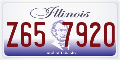 IL license plate Z657920