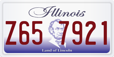 IL license plate Z657921