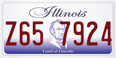 IL license plate Z657924