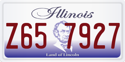 IL license plate Z657927
