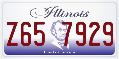 IL license plate Z657929