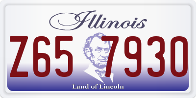 IL license plate Z657930