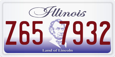 IL license plate Z657932