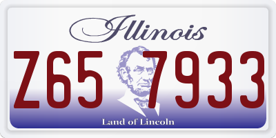IL license plate Z657933