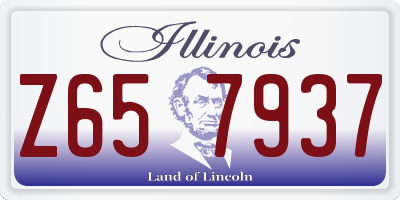 IL license plate Z657937