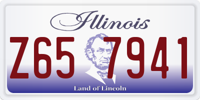 IL license plate Z657941