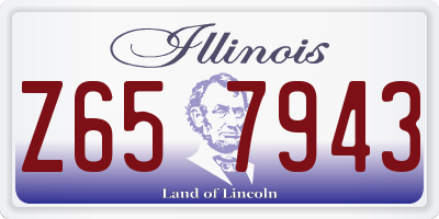 IL license plate Z657943