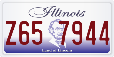 IL license plate Z657944