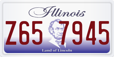 IL license plate Z657945