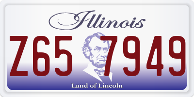 IL license plate Z657949