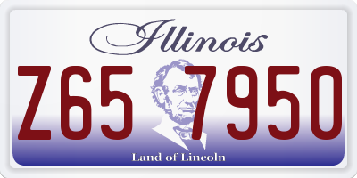 IL license plate Z657950