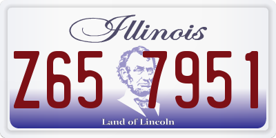 IL license plate Z657951
