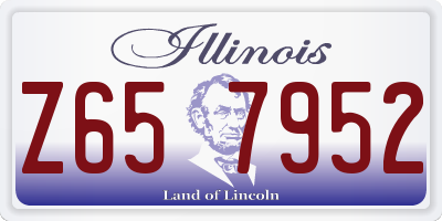 IL license plate Z657952
