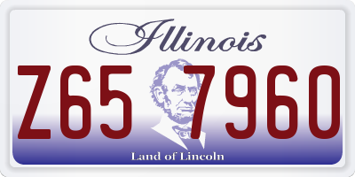 IL license plate Z657960